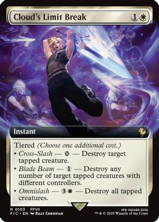 Cloud's Limit Break (Extended Art) [FINAL FANTASY Commander] Foil