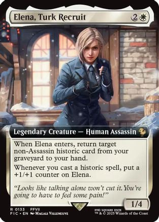 Elena, Turk Recruit (Extended Art) [FINAL FANTASY Commander] Foil