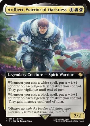 Ardbert, Warrior of Darkness (Extended Art) [FINAL FANTASY Commander] Foil