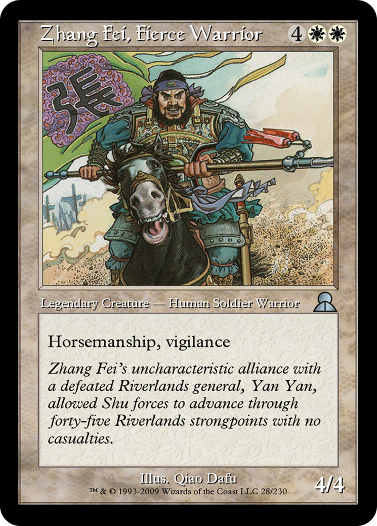 Zhang Fei, Fierce Warrior  [Masters Edition III] Foil