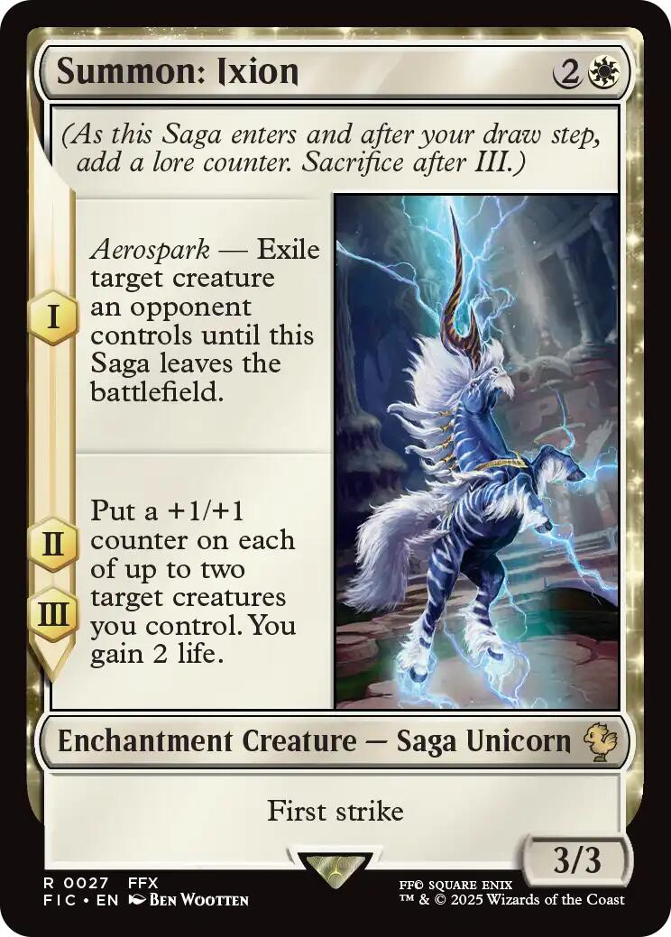 Summon: Ixion (Surge Foil) [FINAL FANTASY Commander]
