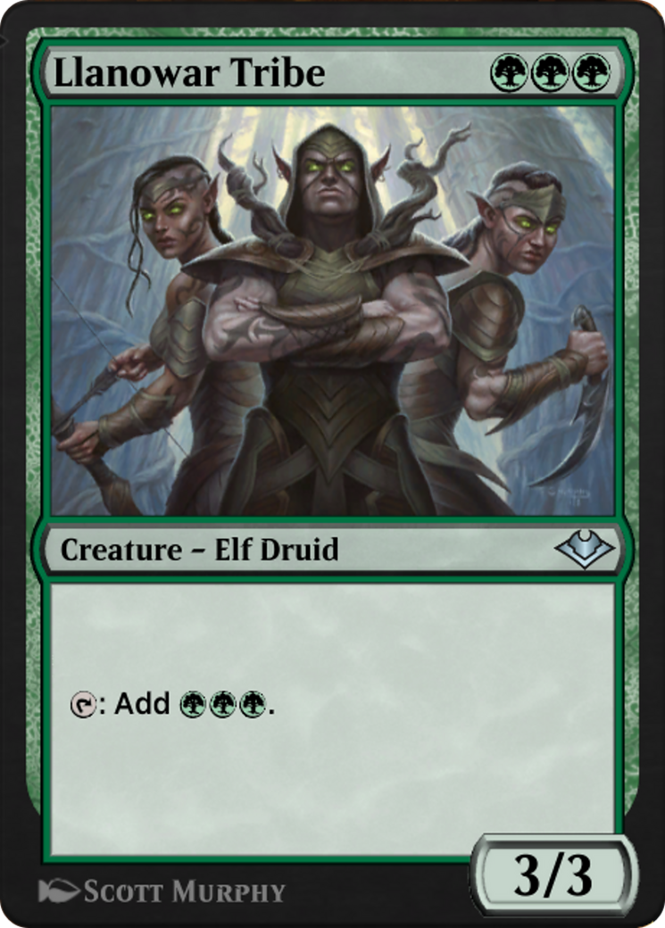 Llanowar Tribe  [Jumpstart: Historic Horizons]