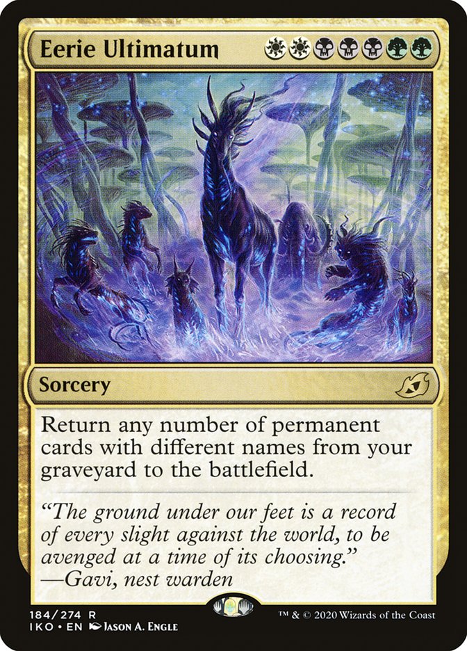 Eerie Ultimatum [Ikoria: Lair of Behemoths] Foil