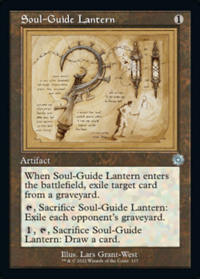 Soul-Guide Lantern (Retro Schematic) [The Brothers' War Retro Artifacts] Foil