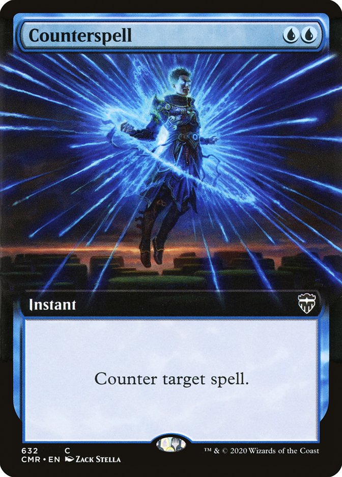 Counterspell (Extended Art) [Commander Legends] Foil