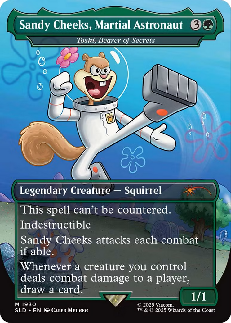 Sandy Cheeks, Martial Astronaut - Toski, Bearer of Secrets [Secret Lair Drop Series] Foil