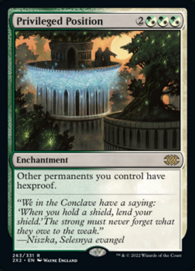 Privileged Position [Double Masters 2022] Foil