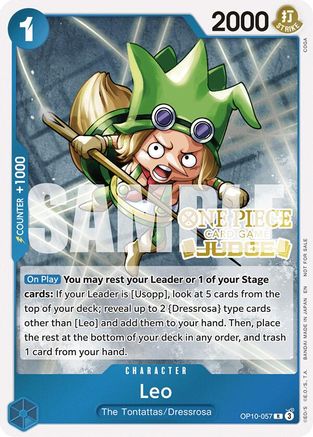 Leo (Judge Pack Vol. 6) (OP10-057) - [One Piece Promotion Cards] Foil