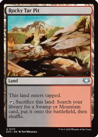 Rocky Tar Pit  [Commander: Edge of Eternities]
