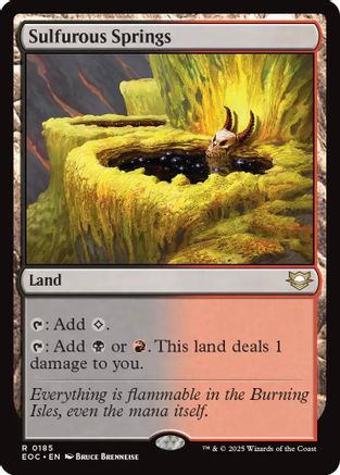 Sulfurous Springs  [Commander: Edge of Eternities]