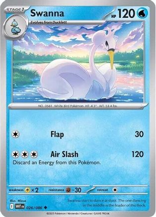 Swanna 023/086  SV White Flare - Uncommon