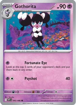 Gothorita (039/086) [Scarlet & Violet: White Flare] Reverse Holofoil