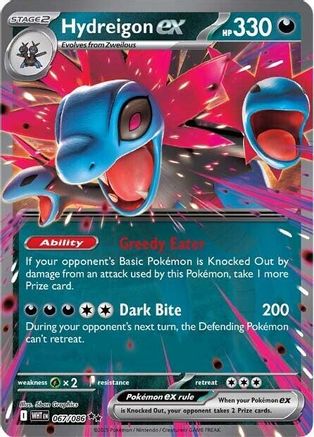 Hydreigon ex 062/086  - Holofoil SV White Flare - Double Rare