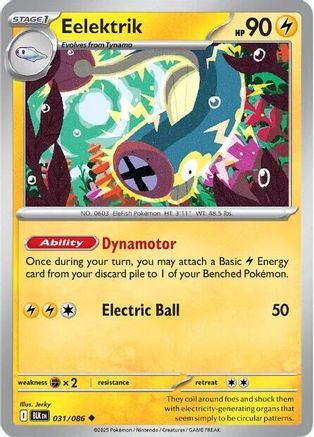 Eelektrik 034/086  - Reverse Holofoil SV Black Bolt - Uncommon