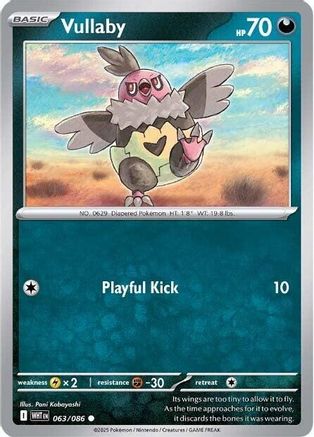 Vullaby (063/086) [Scarlet & Violet: White Flare] Reverse Holofoil
