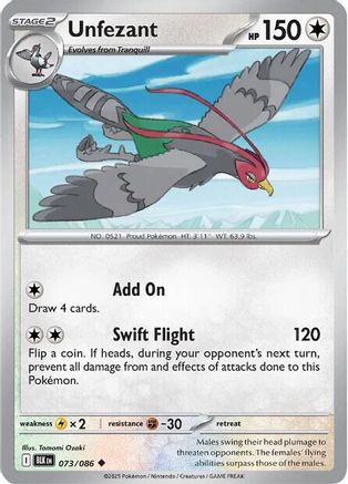 Unfezant (075/086) [Scarlet & Violet: Black Bolt]