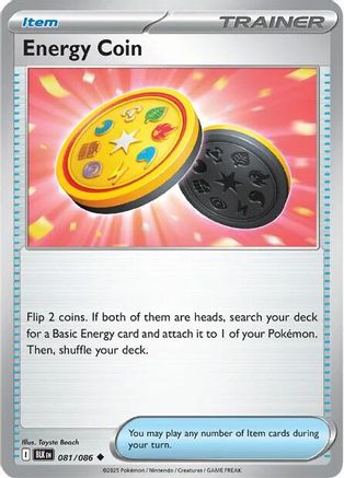 Energy Coin 079  SV Black Bolt - Uncommon