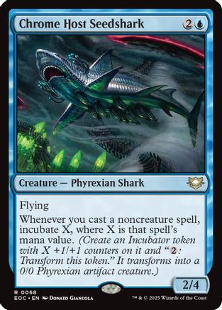 Chrome Host Seedshark  [Commander: Edge of Eternities]