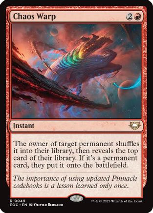 Chaos Warp  [Commander: Edge of Eternities]
