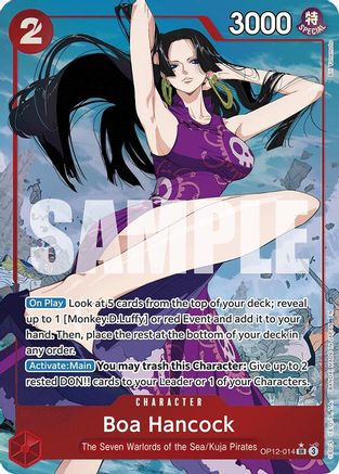 Boa Hancock (Alternate Art) (OP12-014) - [Legacy of the Master] Foil
