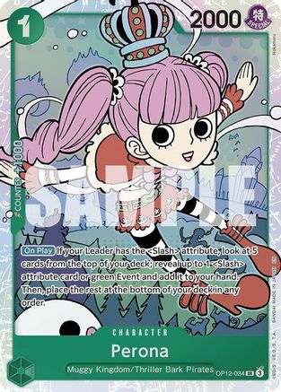 Perona (OP12-034) - [Legacy of the Master] Foil