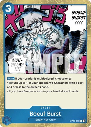 Boeuf Burst (OP12-060) - [Legacy of the Master] Foil