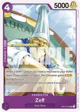 Zeff (OP12-072) - [Legacy of the Master]