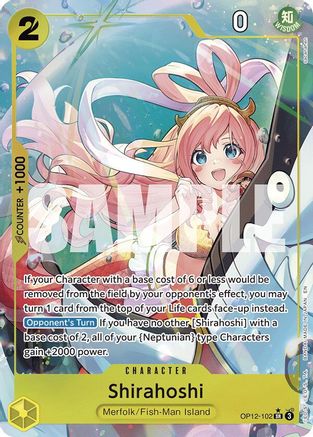 Shirahoshi (Alternate Art) (OP12-102) - [Legacy of the Master] Foil