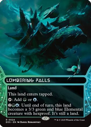 Lumbering Falls (0024) (Borderless)  [Edge of Eternities: Stellar Sights]