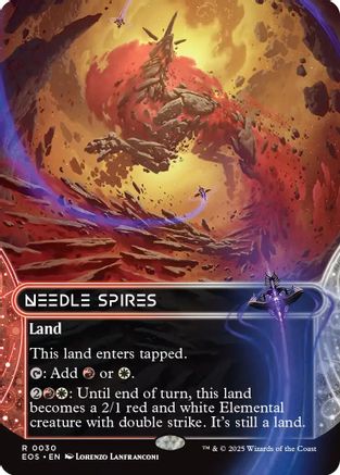 Needle Spires (0030) (Borderless)  [Edge of Eternities: Stellar Sights]