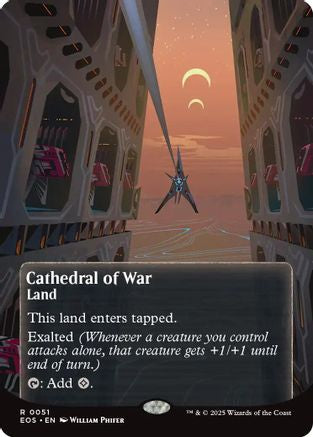 Cathedral of War (0051) (Borderless)  [Edge of Eternities: Stellar Sights]