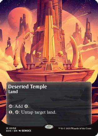 Deserted Temple (0056) (Borderless)  [Edge of Eternities: Stellar Sights]