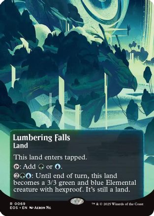 Lumbering Falls (0069) (Borderless)  [Edge of Eternities: Stellar Sights]