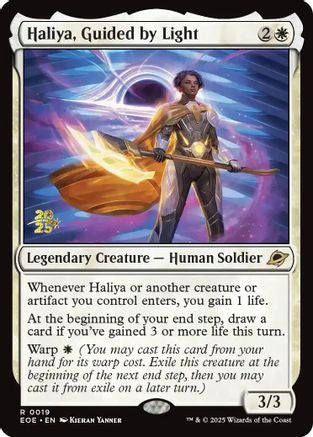 Haliya, Guided by Light  [Prerelease Cards] Foil