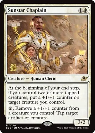 Sunstar Chaplain  [Prerelease Cards] Foil