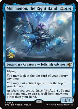 Mm'menon, the Right Hand  [Prerelease Cards] Foil