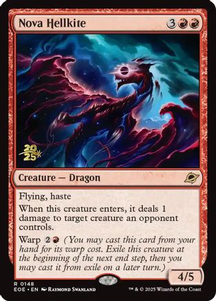 Nova Hellkite  [Prerelease Cards] Foil