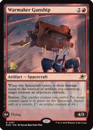 Warmaker Gunship  [Prerelease Cards] Foil