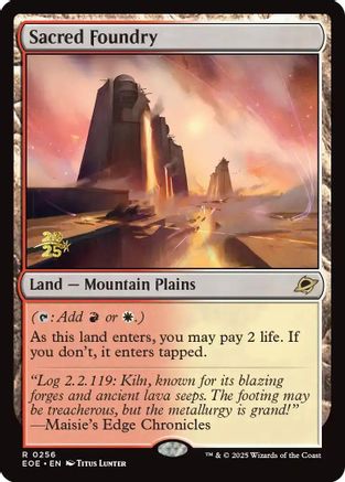 Sacred Foundry  [Prerelease Cards] Foil