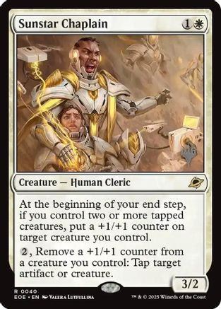Sunstar Chaplain  [Promo Pack: Edge of Eternities] Foil