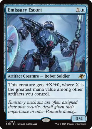 Emissary Escort  [Promo Pack: Edge of Eternities] Foil