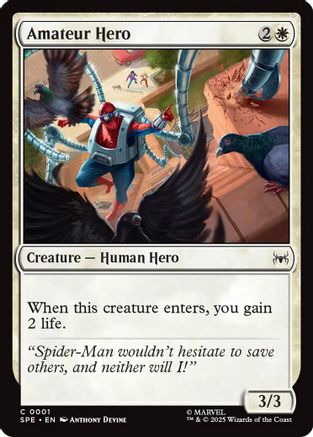 Amateur Hero  [Marvel's Spider-Man: Eternal-Legal] Foil
