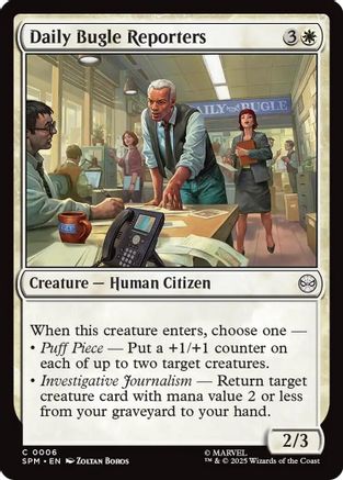 Daily Bugle Reporters  [Marvel's Spider-Man]