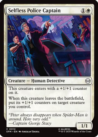 Selfless Police Captain  [Marvel's Spider-Man] Foil