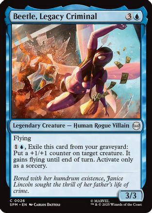 Beetle, Legacy Criminal  [Marvel's Spider-Man] Foil