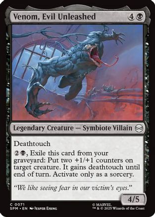Venom, Evil Unleashed  [Marvel's Spider-Man]