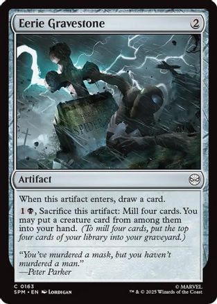 Eerie Gravestone  [Marvel's Spider-Man] Foil