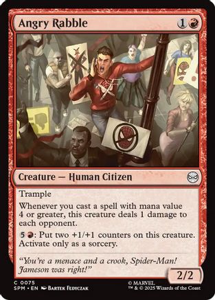 Angry Rabble  [Marvel's Spider-Man] Foil