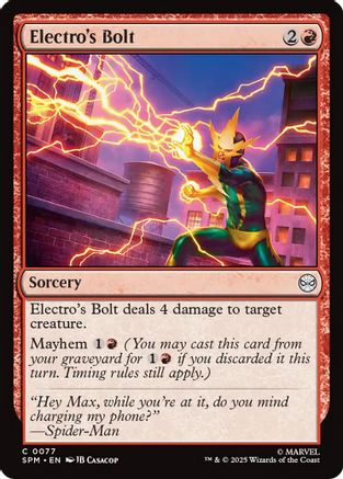 Electro's Bolt  [Marvel's Spider-Man] Foil