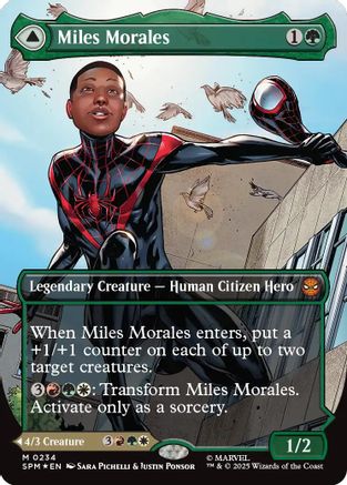 Miles Morales (0234) (Borderless)  [Marvel's Spider-Man] Foil